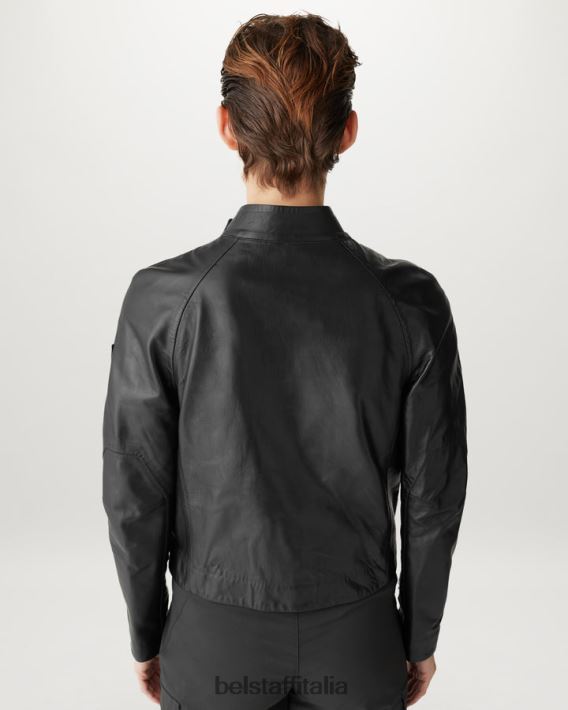 vestiario Belstaff giacca da meteora plonge nappa nera donne H2DD6J467