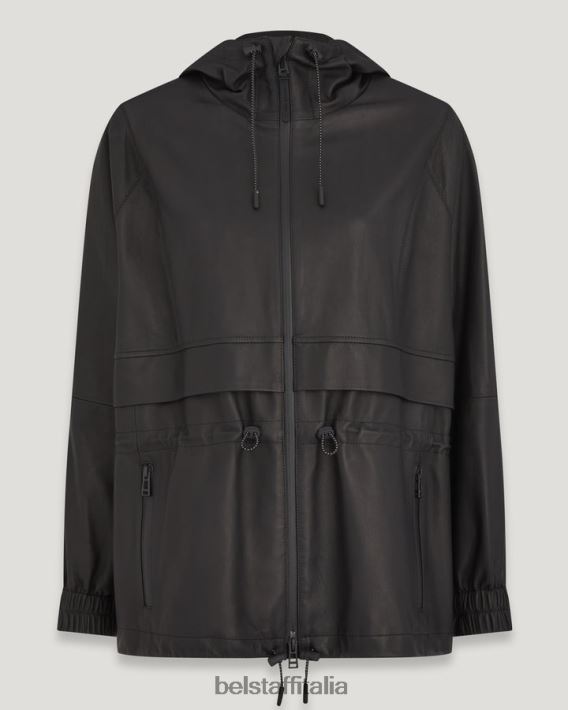 vestiario Belstaff giacca lucente nappa peso mosca nera donne H2DD6J464