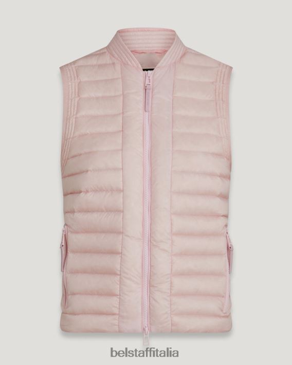 vestiario Belstaff gilet stella piumino ultraleggero rosa gesso donne H2DD6J494