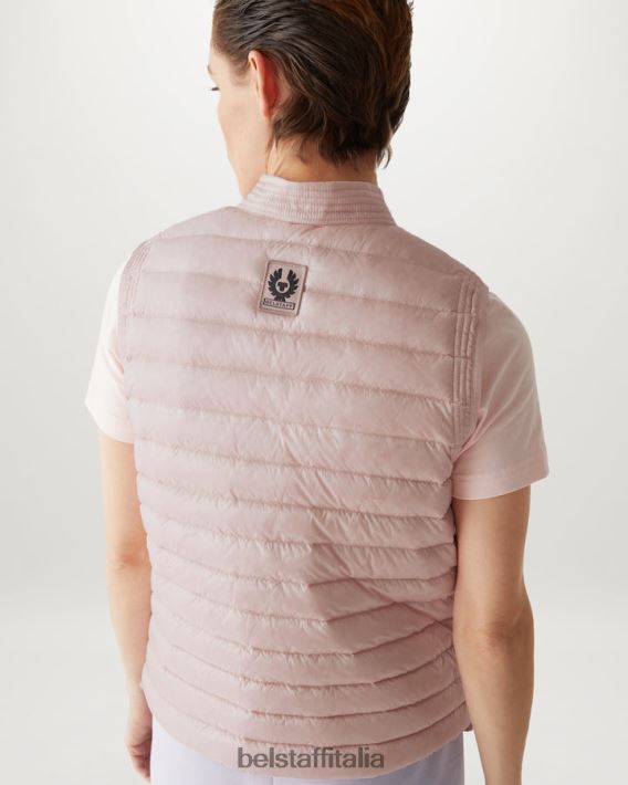 vestiario Belstaff gilet stella piumino ultraleggero rosa gesso donne H2DD6J494
