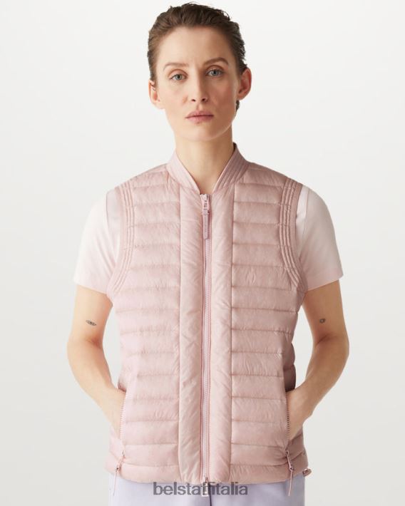 vestiario Belstaff gilet stella piumino ultraleggero rosa gesso donne H2DD6J494