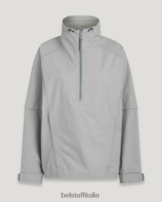 vestiario Belstaff giacca a razzo gore-tex infinium grigio perla donne H2DD6J490