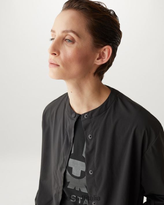 vestiario Belstaff T-shirt con stampa lucida Moon Phoenix jersey di cotone nero donne H2DD6J504