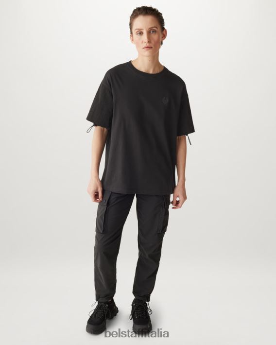 vestiario Belstaff maglietta del sole jersey di cotone nero donne H2DD6J499