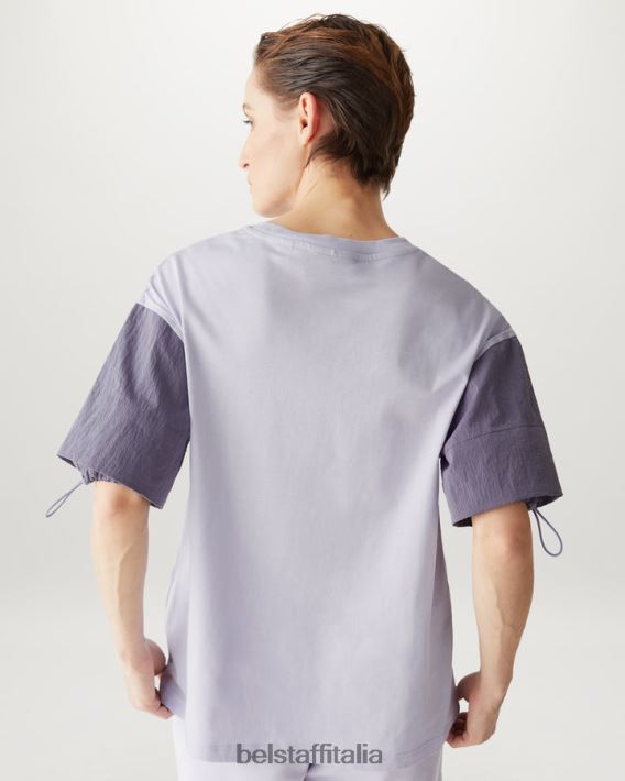 vestiario Belstaff maglietta del sole jersey di cotone viola donne H2DD6J498