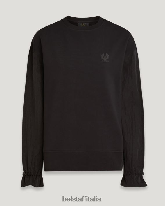 vestiario Belstaff felpa sana pile leggero nero donne H2DD6J507