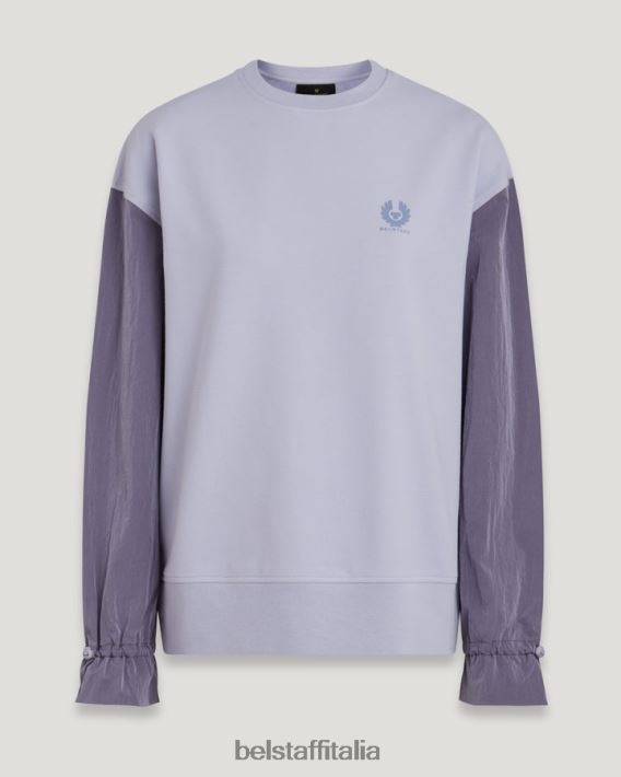 vestiario Belstaff felpa sana vello leggero viola donne H2DD6J508
