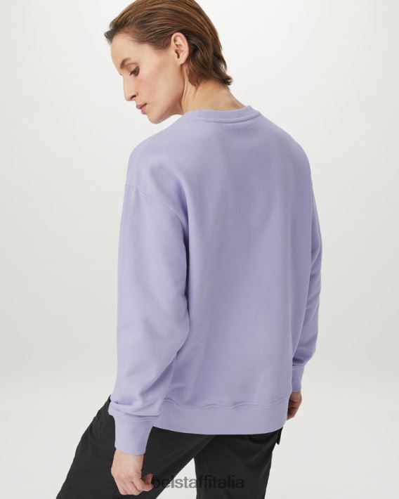 vestiario Belstaff girocollo esclusivo vello di cotone viola donne H2DD6J511