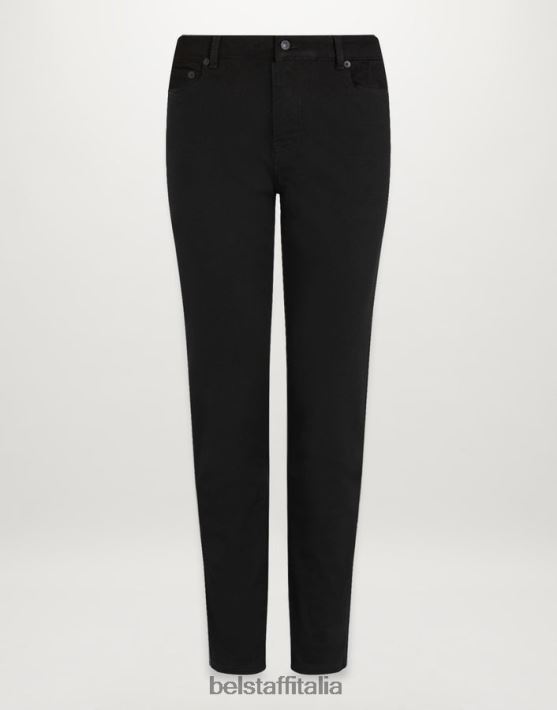 vestiario Belstaff incantesimo jeans attillati denim stretch risciacquato nero donne H2DD6J519