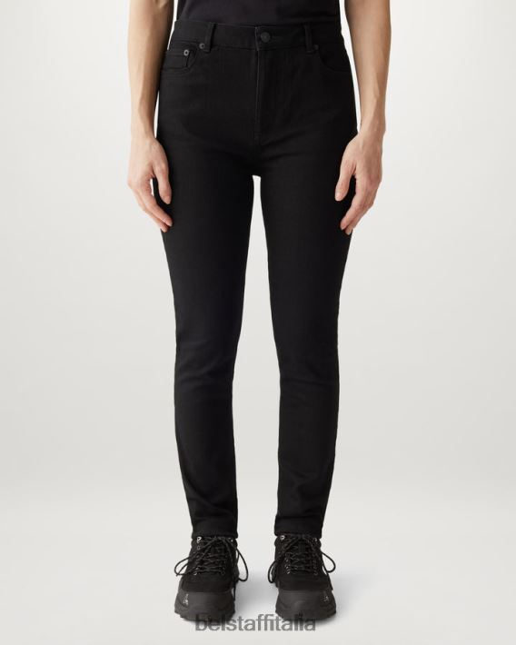 vestiario Belstaff incantesimo jeans attillati denim stretch risciacquato nero donne H2DD6J519