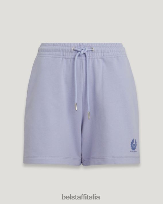 vestiario Belstaff pantaloncini della tuta firmati vello di cotone viola donne H2DD6J520