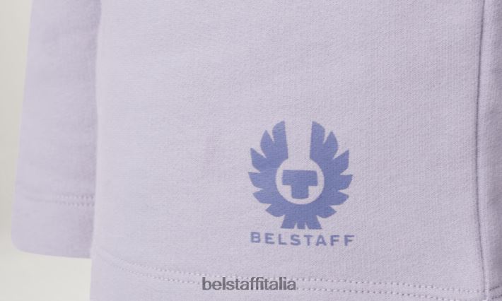 vestiario Belstaff pantaloncini della tuta firmati vello di cotone viola donne H2DD6J520