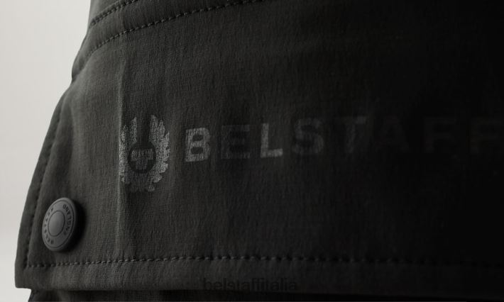 vestiario Belstaff pantaloni a zampa d\'elefante nylon elasticizzato nero donne H2DD6J517