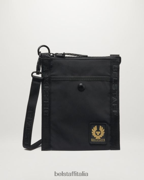 accessorio Belstaff borsa a tracolla guscio di memoria nero uomini H2DD6J367