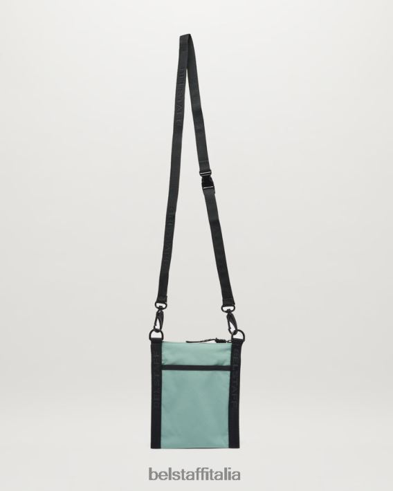 accessorio Belstaff borsa a tracolla guscio di memoria verde acciaio uomini H2DD6J362
