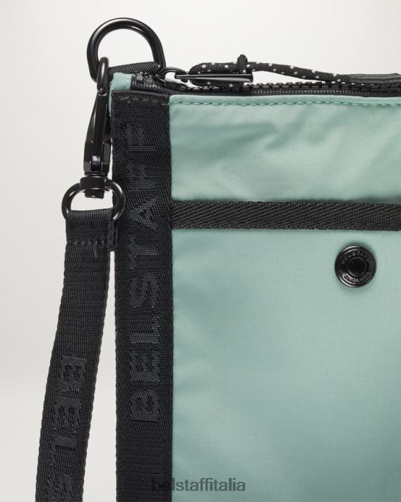 accessorio Belstaff borsa a tracolla guscio di memoria verde acciaio uomini H2DD6J362
