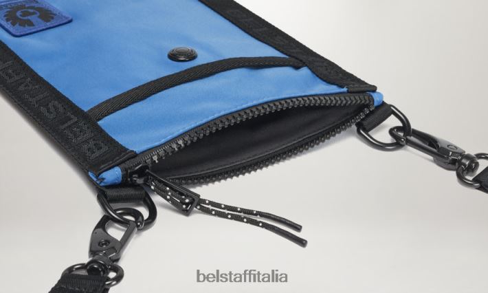 accessorio Belstaff borsa a tracolla shell di memoria in avanti blu uomini H2DD6J365