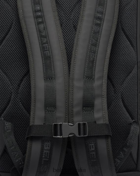 accessorio Belstaff zaino arrotolabile gomma saldata ad ultrasuoni nero opaco uomini H2DD6J368
