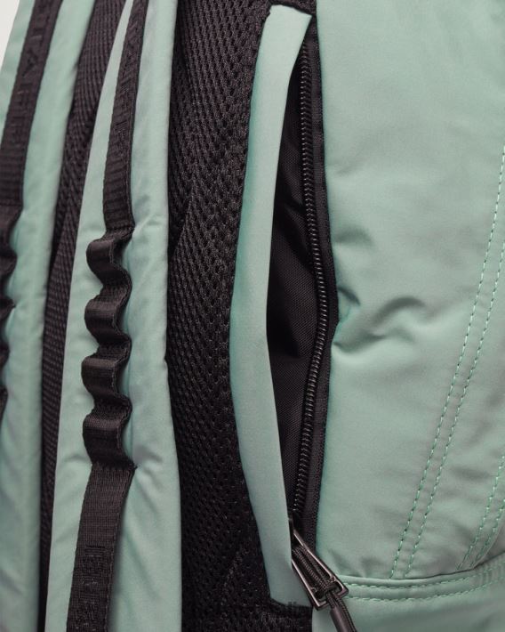 accessorio Belstaff zaino urbano guscio di memoria verde acciaio uomini H2DD6J364