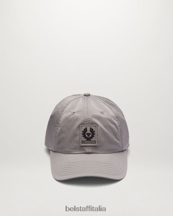 accessorio Belstaff Cappellino con logo fenice conchiglia scintillante argento antico uomini H2DD6J389