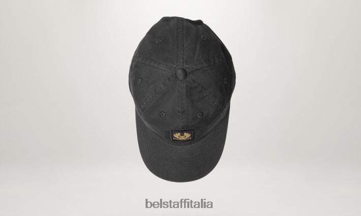 accessorio Belstaff Cappellino con logo fenice cotone nero uomini H2DD6J398