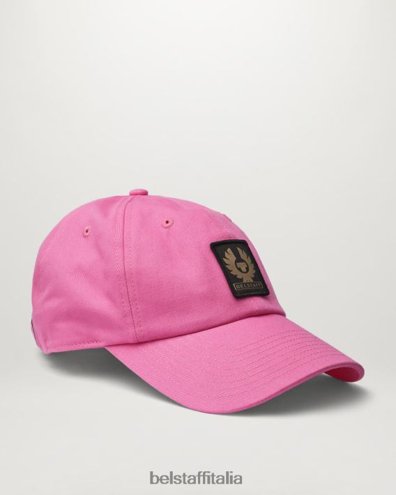 accessorio Belstaff Cappellino con logo fenice cotone rosa quarzo uomini H2DD6J397