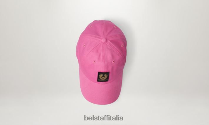 accessorio Belstaff Cappellino con logo fenice cotone rosa quarzo uomini H2DD6J397