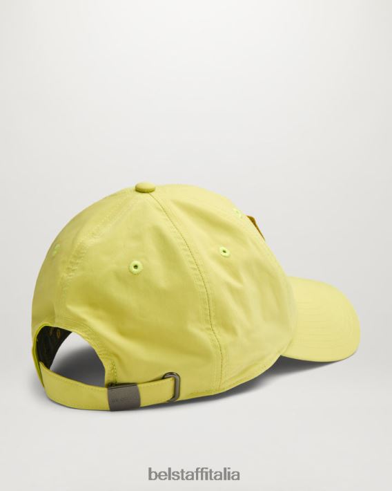 accessorio Belstaff Cappellino con logo fenice guscio di memoria giallo lime uomini H2DD6J393