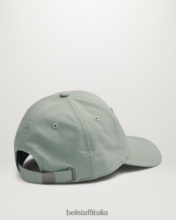 accessorio Belstaff Cappellino con logo fenice guscio di memoria verde acciaio uomini H2DD6J390