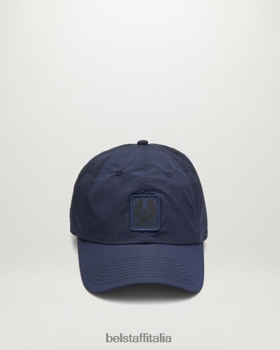 accessorio Belstaff Cappellino con logo fenice inchiostro scuro conchiglia brillante uomini H2DD6J384