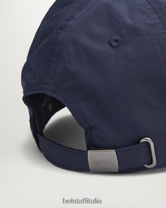 accessorio Belstaff Cappellino con logo fenice inchiostro scuro conchiglia brillante uomini H2DD6J384