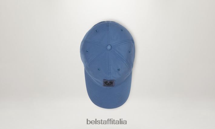 accessorio Belstaff Cappellino con logo fenice shell di memoria in avanti blu uomini H2DD6J388