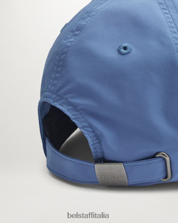 accessorio Belstaff Cappellino con logo fenice shell di memoria in avanti blu uomini H2DD6J388