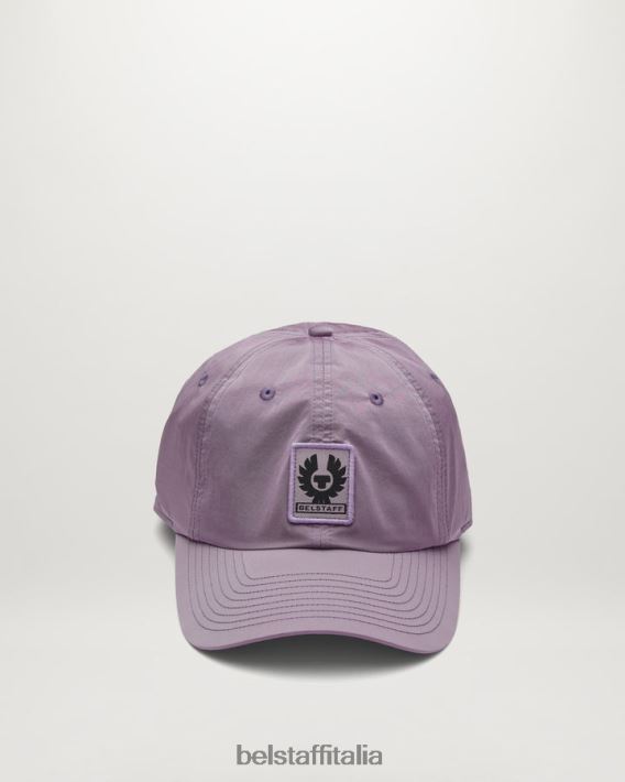 accessorio Belstaff Cappellino con logo fenice viola conchiglia brillante uomini H2DD6J391
