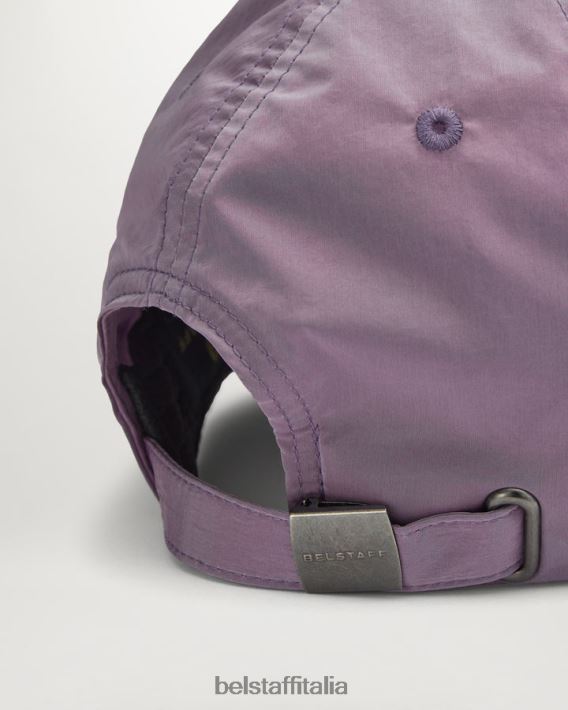 accessorio Belstaff Cappellino con logo fenice viola conchiglia brillante uomini H2DD6J391