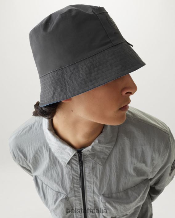 accessorio Belstaff cappello da pescatore reversibile shell di memoria in avanti blu uomini H2DD6J383