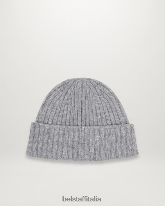 accessorio Belstaff guarda il cappello a cuffia lana d\'agnello grigio chiaro melange uomini H2DD6J382