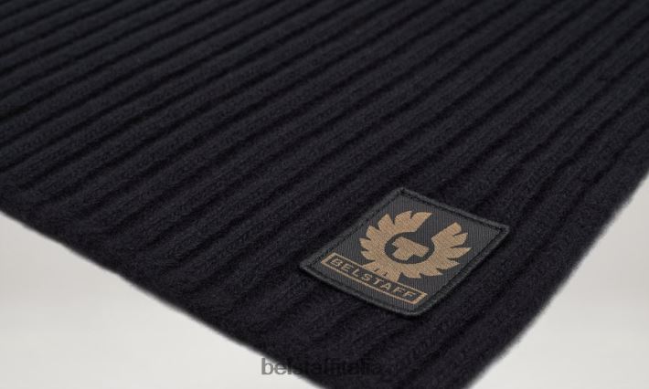 accessorio Belstaff guarda la sciarpa lana d\'agnello nera uomini H2DD6J405