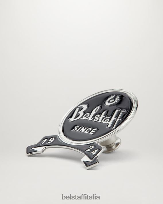 accessorio Belstaff dal 1924 perno ottone e smalto argento/nero uomini H2DD6J412