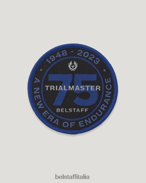 accessorio Belstaff patch trialmaster 75 poliestere nero/blu uomini H2DD6J413