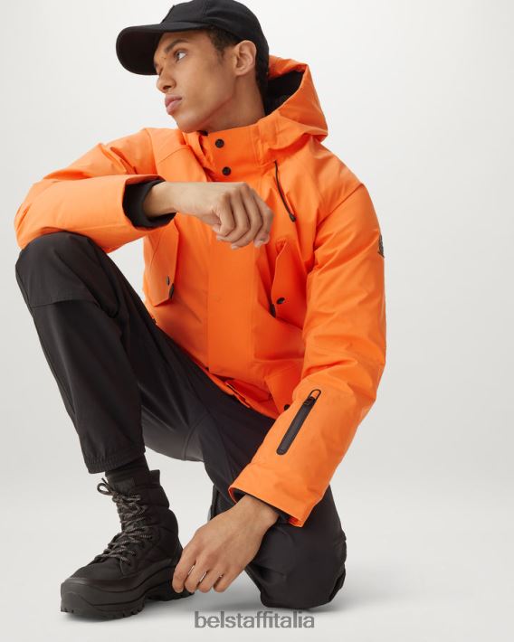 vestiario Belstaff parka da altitudine segnale tex arancione uomini H2DD6J125