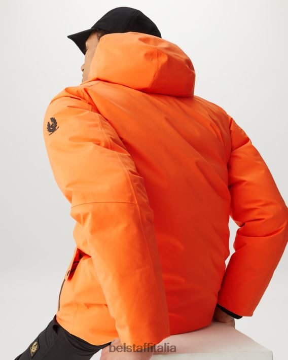 vestiario Belstaff parka da altitudine segnale tex arancione uomini H2DD6J125
