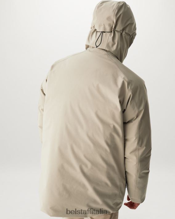 vestiario Belstaff parka da altitudine tex sabbia scura uomini H2DD6J123