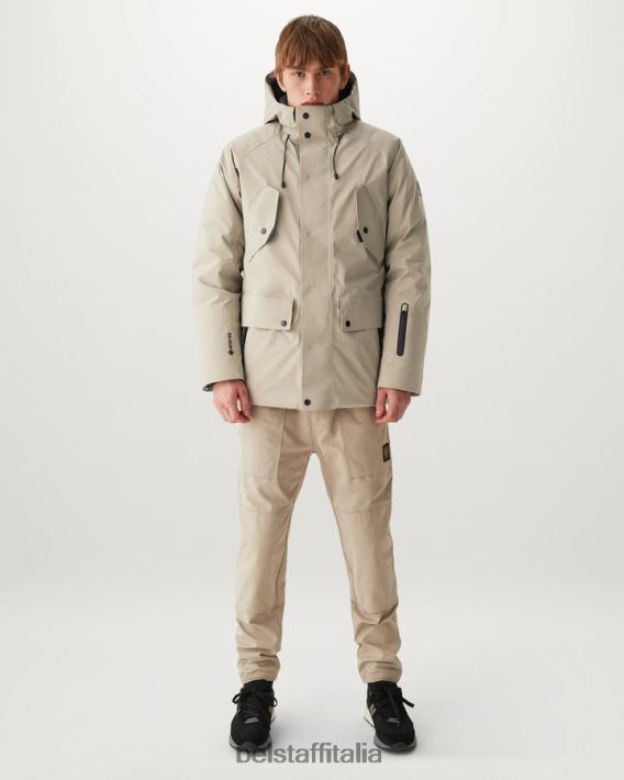 vestiario Belstaff parka da altitudine tex sabbia scura uomini H2DD6J123