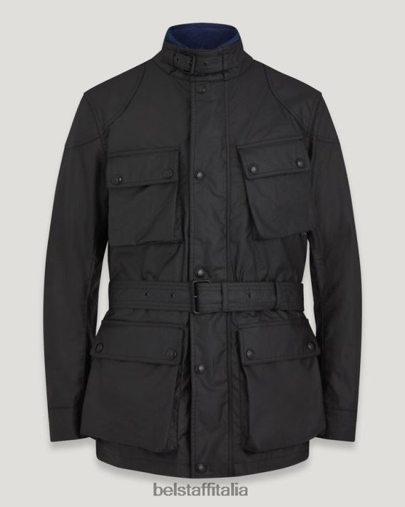 vestiario Belstaff edizione trialmaster75 cotone cerato nero uomini H2DD6J27