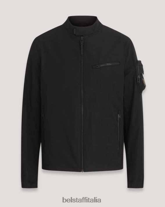 vestiario Belstaff giacca a fascio guscio di memoria nero uomini H2DD6J65