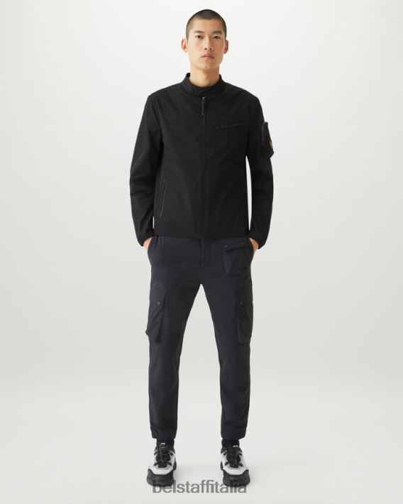 vestiario Belstaff giacca a fascio guscio di memoria nero uomini H2DD6J65