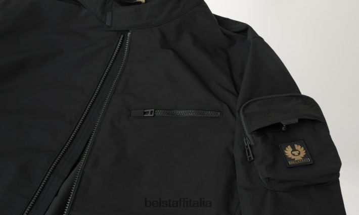 vestiario Belstaff giacca a fascio guscio di memoria nero uomini H2DD6J65