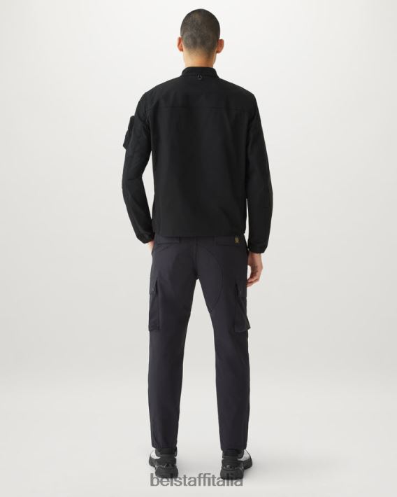vestiario Belstaff giacca a fascio guscio di memoria nero uomini H2DD6J65