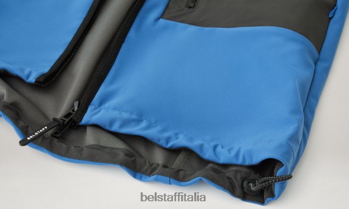 vestiario Belstaff giacca d\'impatto softshell in avanti blu uomini H2DD6J68